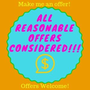 Offers Welcome!